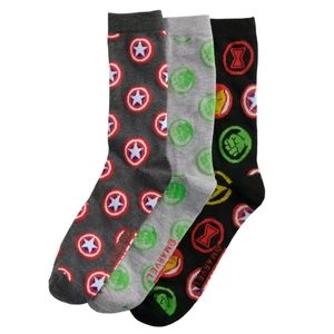 3 Pair Marvel Socks